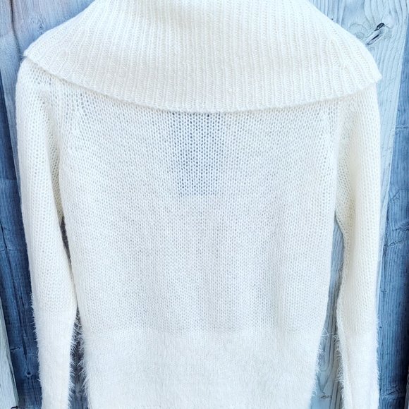 Ladies' Antique White Cowl Neck Sweater (Size S) *NEW with tag* - Picture 2 of 4